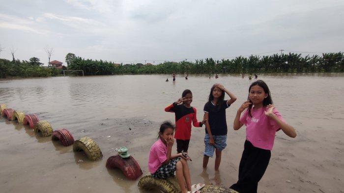 Sungai Cimanuk Meluap, 8 Desa di Indramayu Terendam Banjir